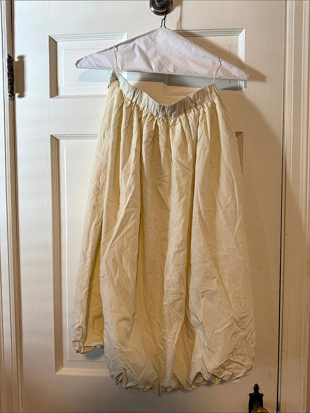 All:Row Maxi Skirt in Cream Size Small Like New